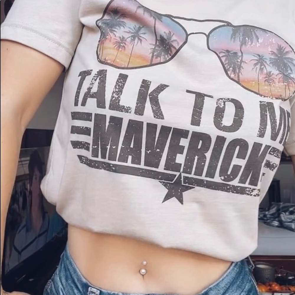 Talk To Me Maverick Tee